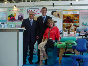 Pierluigi, Fabio ed Elsa allo stand ESCO srl