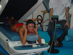 Preparativi per un massaggio rilassante con aquammageSPA